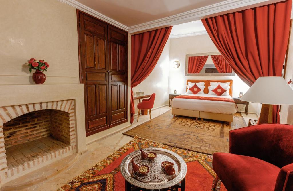 chambre rouge Riad El Hara