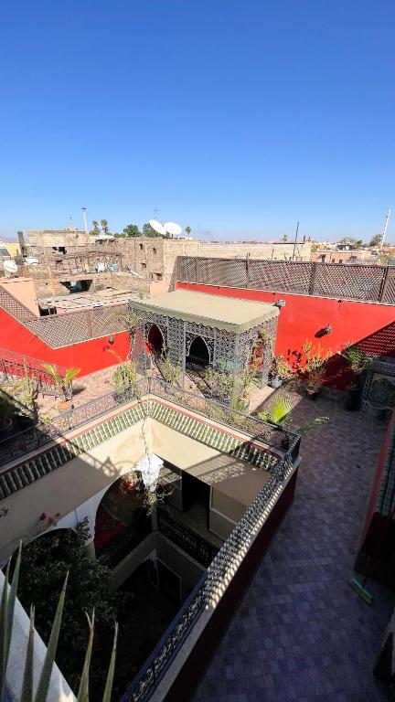 vue sur le toit RIAD GJULJA marrakech