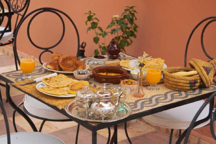 Petit Déjeuner Riad ouhmidi