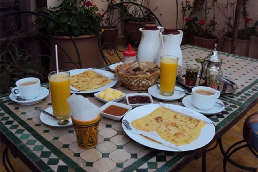 Petit déjeuner Riad Etoile D'Essaouira