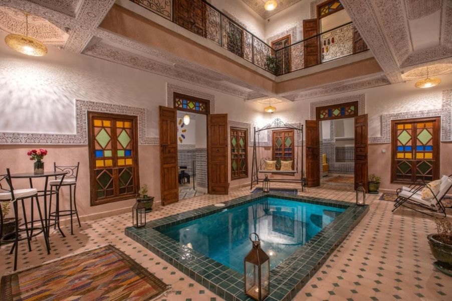 Piscine au Riad Albaraka