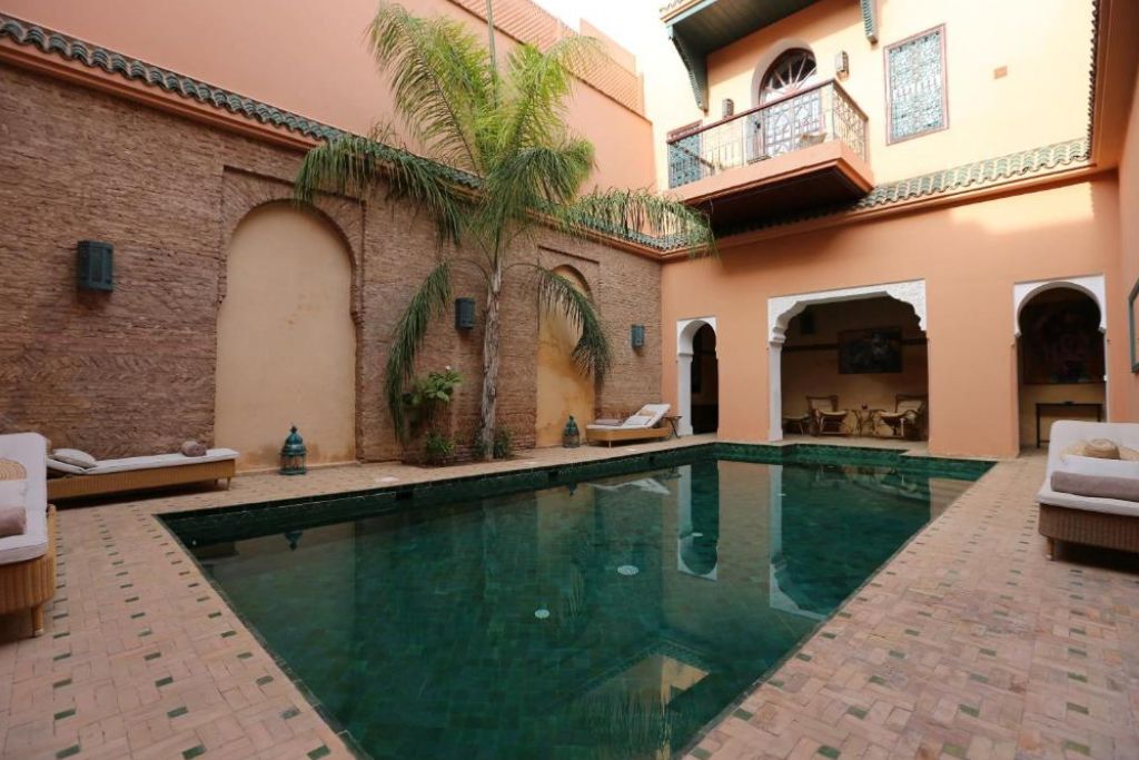 Piscine extérieure Palais Riad Lamrani