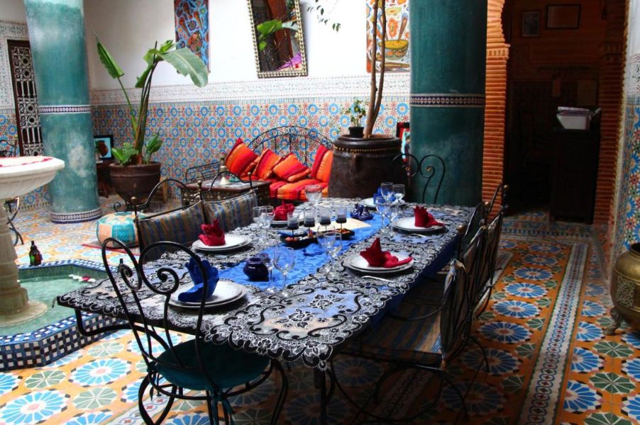 Restaurant Riad Bibtia Marrakech